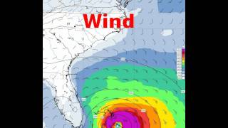 Forecast Hurricane Irere Wind Sun Aug 28 08.00 am EST