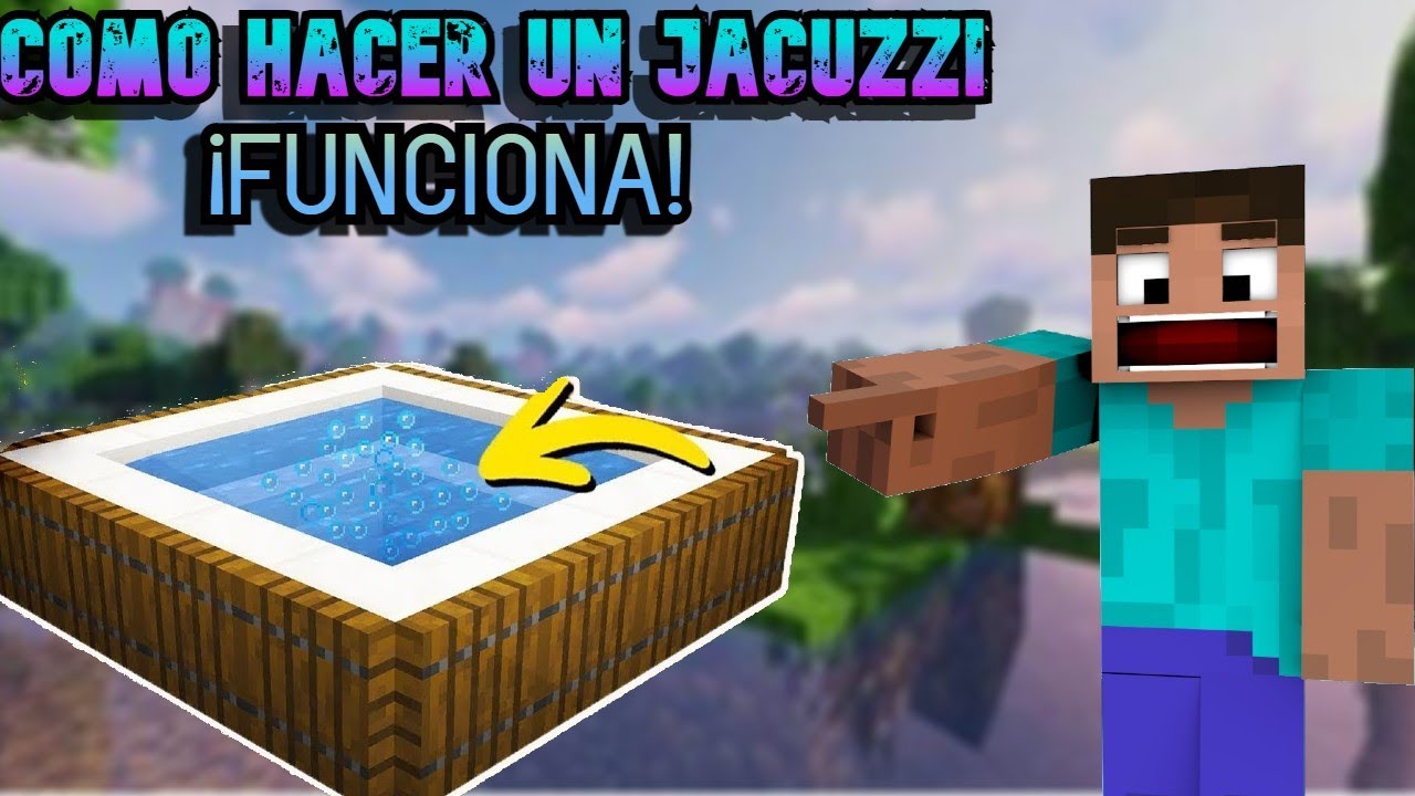 COMO HACER UN JACUZZI QUE FUNCIONA |MINECRAFT BEDROCK/JAVA 1.17| - YouTube
