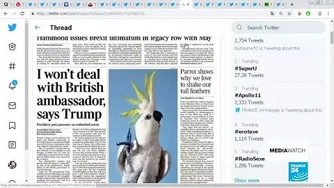 Diplomatic spat between US and UK plays out on Twitter