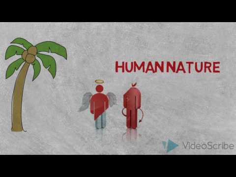 Video: Hvad siger Golding om menneskets natur i Fluernes Herre?