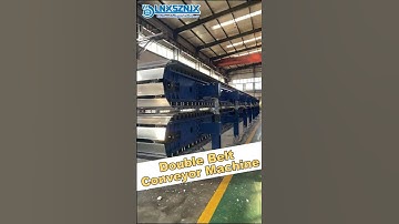 Double Belt Conveyor For Sandwich Panel Production Line.#machine #manufacturing #productionline
