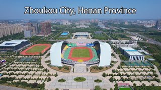 Aerial ChinaZhoukou City, Henan Province河南省周口市