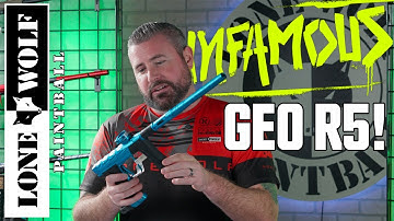 Infamous Diamond Skull Geo R5 Paintball Marker | Lone Wolf Paintball