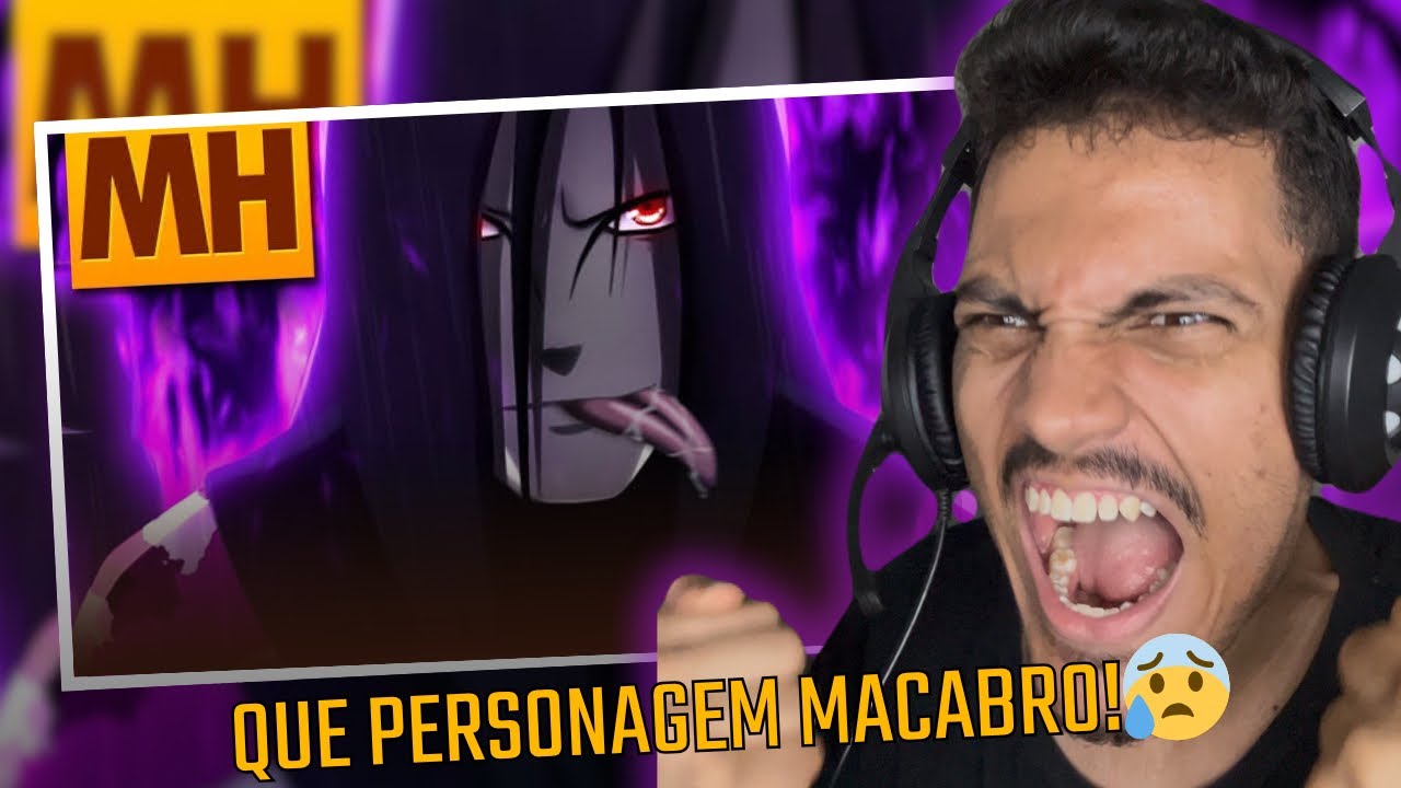 (QUE BEAT MACABRO!) DÃOSUJO REAGE: Tipo Orochimaru 🐍 (Naruto) | Style Trap | Prod. Sid | MHRAP