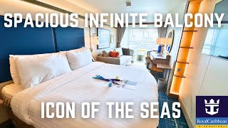 ICON OF THE SEAS Spacious Infinite Ocean View Balcony- Cabin 11570 by MH Family Adventures 13,261 views 4 months ago 1 minute, 48 seconds
