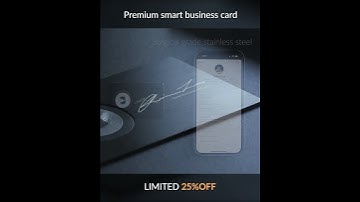 Premium Stainless Steel Metal NFC Card