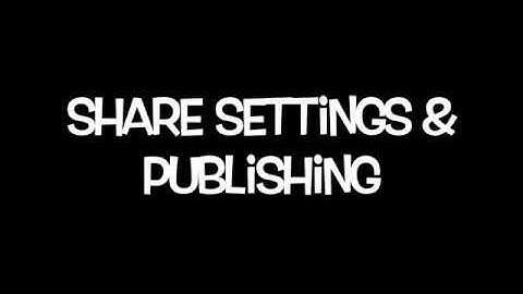 Google Sites - Share, Publish, Edit VIDEO