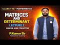 Matrices Lecture 2 | Minor and Cofactor of Matrix (Full Concept + Examples)