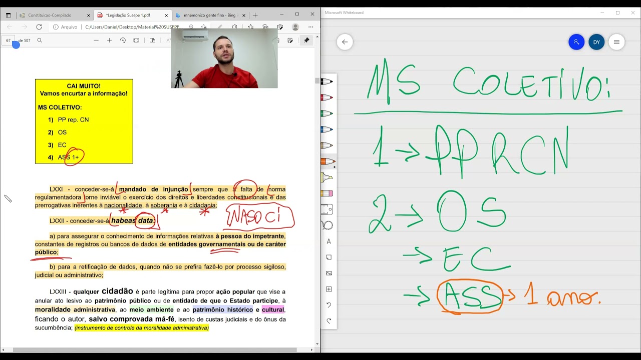 4.4 - Constituição Federal (Art. 1º ao 5º) - Agente Penitenciário SUSEPE/RS