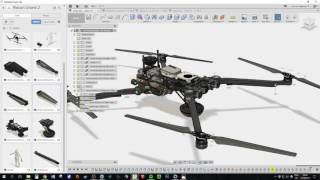 In depth Fusion 360 Tutorial, Drone design, Trailer