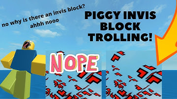 Invisible Block Trolling in Piggy Build Mode Pt. 2 (Roblox)