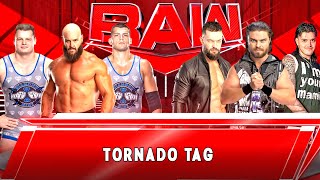 WWE 2K23 Braun Strowman & The Creed Brothers vs Finn Balor & JD McDonagh & Dominik Mysterio