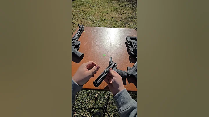 Disassembling the SAR USA 9mm for cleaning—quick, simple, and essential! #SARUSA #9mm #GunCleaning