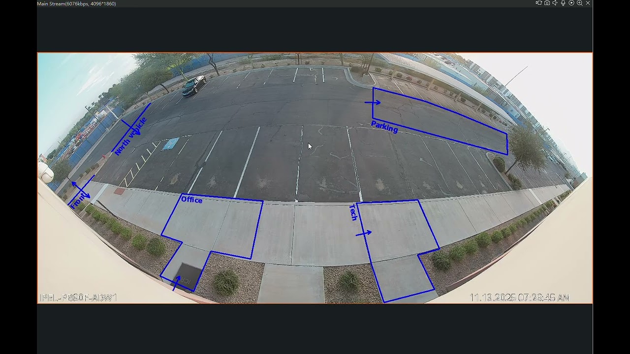 Analytics Demo: Custom Tripwires, Zones & Smart Alerts (Panoramic)