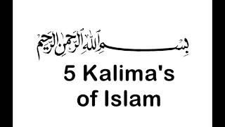 5 Kalima's in English || Quranic Verses || For Kids || screenshot 3