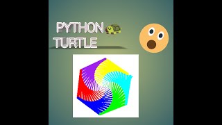 DESIGN A PATTERN USING PYTHON TURTLE | PYHTON | TURTLE| PATTERN