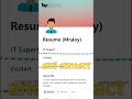 Resume Building Notion Template