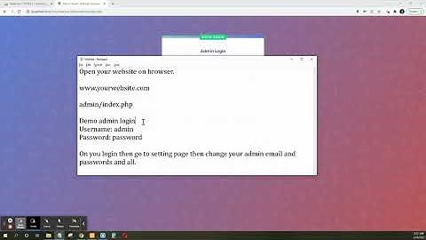 How to access Admin panel? Bizbook Directory