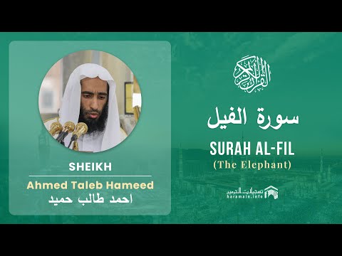 Quran 105 Surah Al Fil سورة الفيل Sheikh Ahmed Talib Hameed With English Translation 