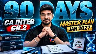 CA Inter Group 2 – 90 Days Master Plan for Jan 2027 🔥 | Complete Strategy | CA Subham Singh( AIR 9 )