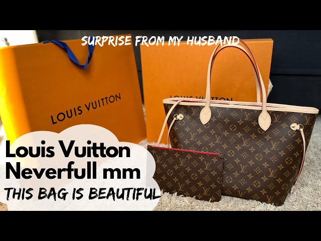 Louis Vuitton Damier Azur Braided Neverfull mm Orange