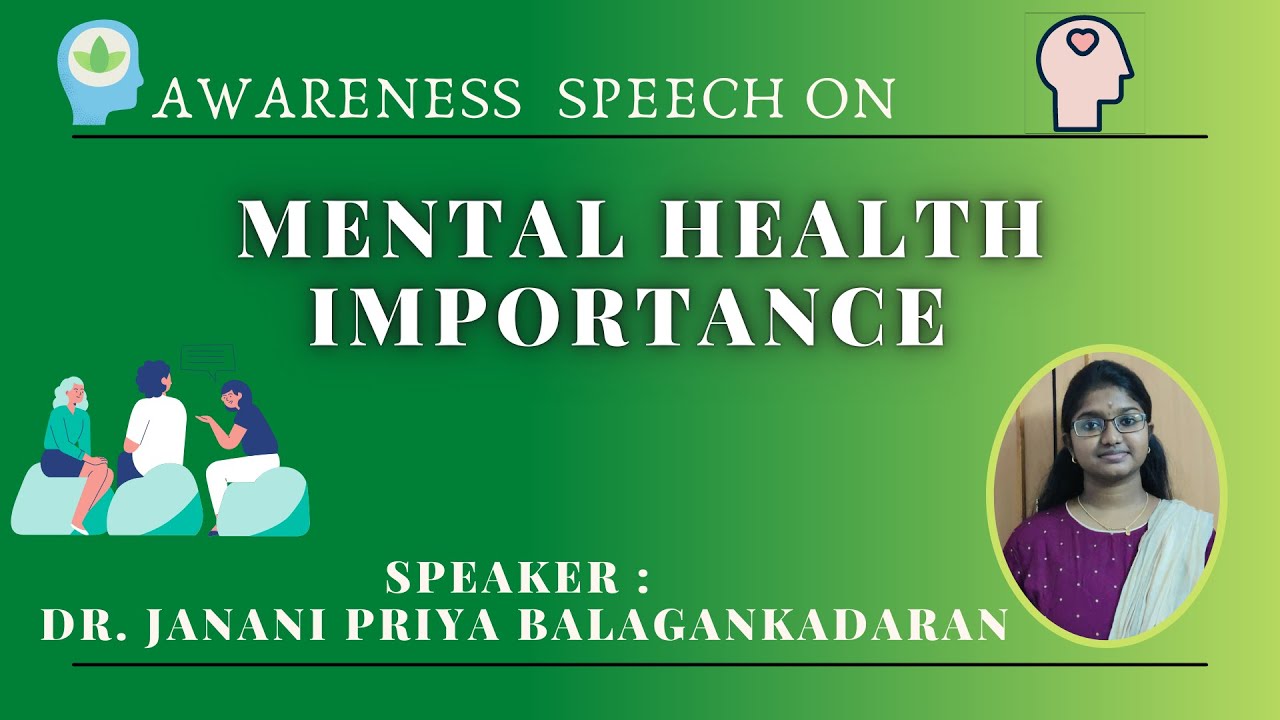 speech on mental health and its importance