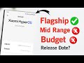 HyperOs For Mid Range Or Budget Devices Release Date? | Why HyperOs Update Is Too Slow😕