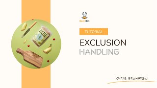 NutriBot - exclusion and dislikes handling