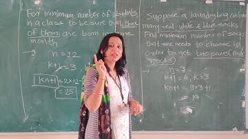 DM- Discrete Mathematics-SE CSE-IT- Example on Pigeonhole Principle