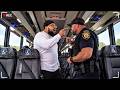 Greyhound Passenger Confronts Cop: Refuses to Leave Bus