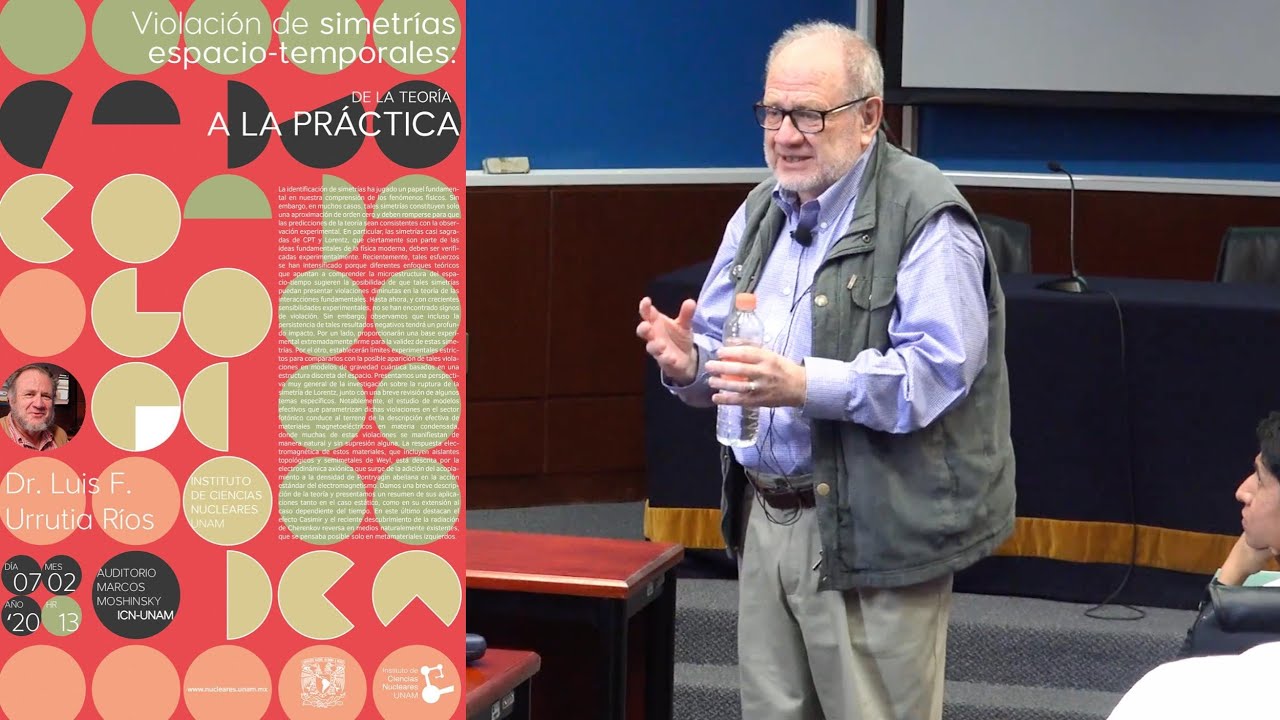 Violación de simetrías espacio-temporales de la teoría a la práctica (Luís Fernando Urrutia Rios)