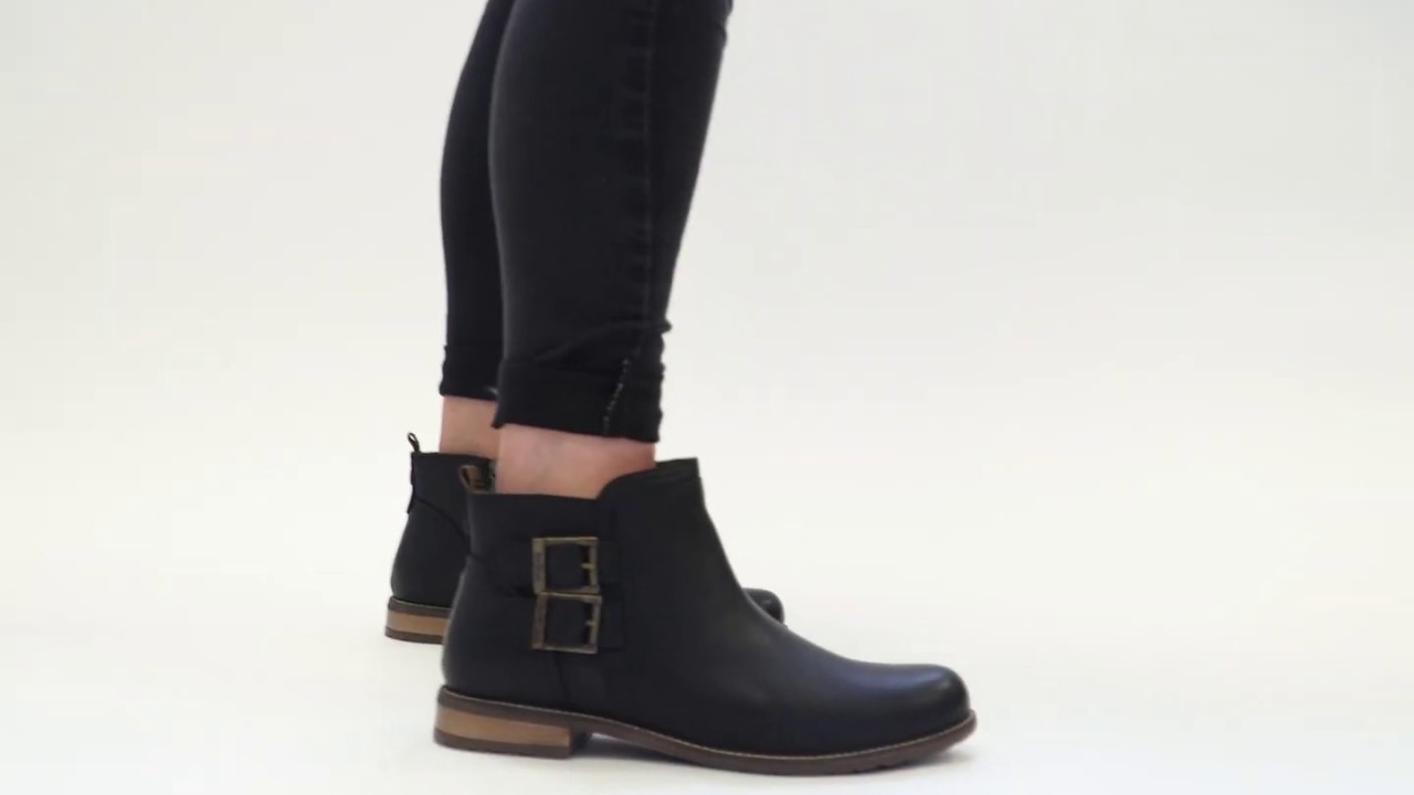 barbour black ankle boots