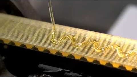 Viscous thread falling on a moving belt: the fluid mechanical sewing machine