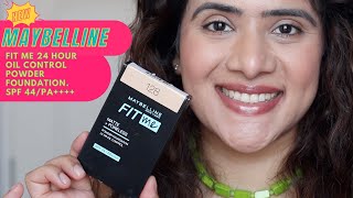 *NEW MAYBELLINE FIT ME ULTIMATE POWDER FOUNDATION  24HR OIL CONTROL REVIEW|Lotus Whiteglow adv|
