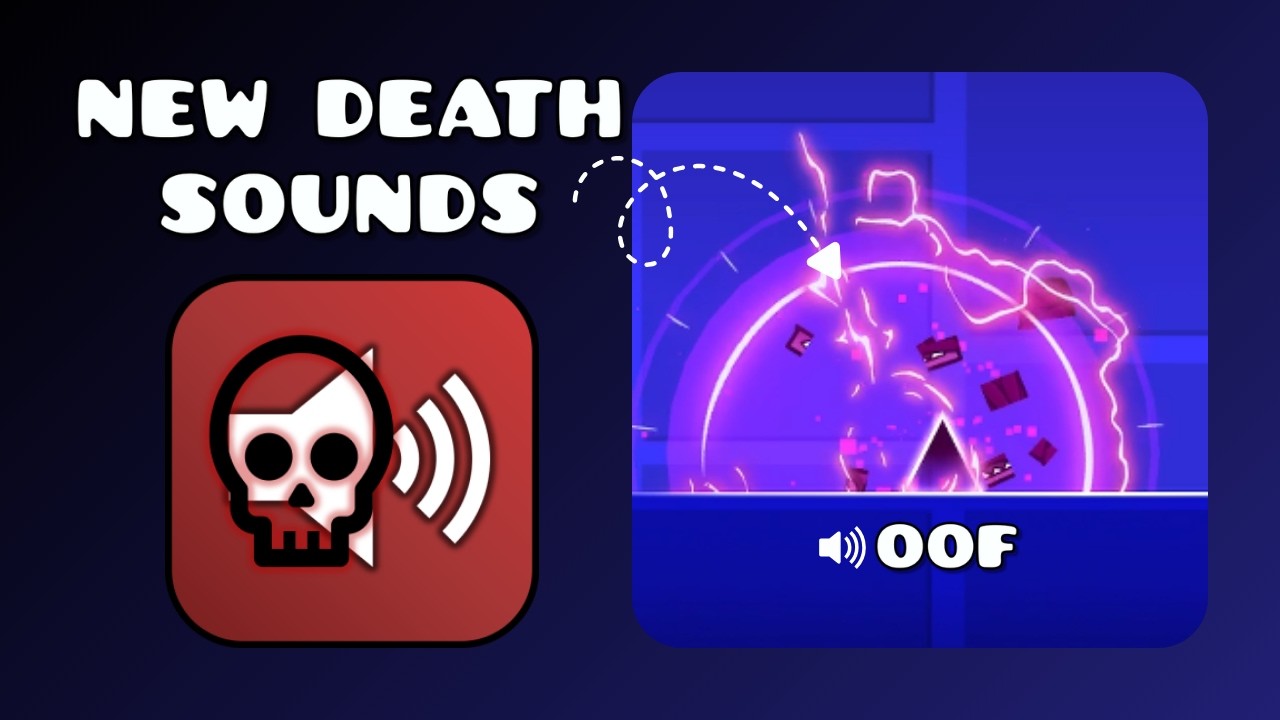 How to Add Custom Death Sounds in Geometry Dash - YouTube