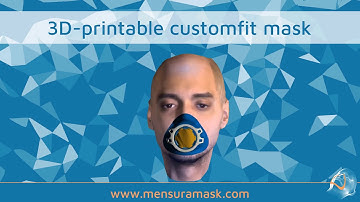 3D Printable Customfit Face Mask