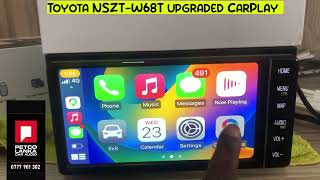 Toyota NSZT-W68T Apple CarPlay upgrade 