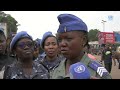 Patrouille conjointe de femmes de l'UNPOL et des FSI