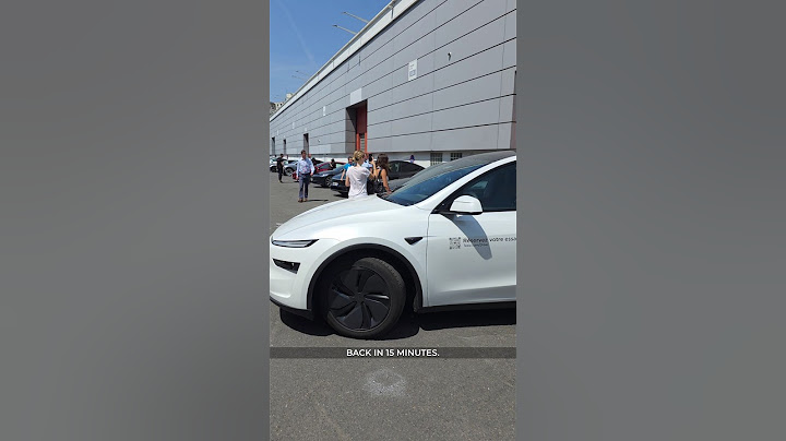 Test-driving the new Tesla Model Y