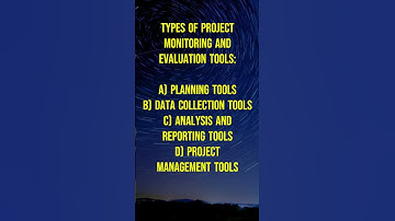 Project monitoring and evaluation (M&E) tools #projectmanagement #monitoringandevaluation