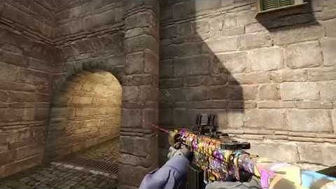[PREVIEW] Basildoom CS:GO M4A4 - Preview "M4 Tech Camo 6" from Call of duty Online
