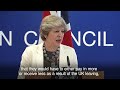 Theresa May: Brexit talks positive but theres still some way to go