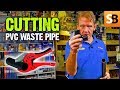 How to Cut & Connect PVC Waste Pipe - Plumbing DIY