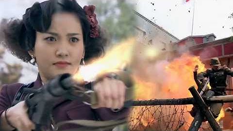 2025最新抗日電影！美女特工隻身闖入敵營，腳踩炮彈車，手拿狙擊槍血洗整個日軍基地 ！⚔️ 抗日 MMA _ Kung Fu #action  #特工電影 #槍戰 #動作 #抗日電影