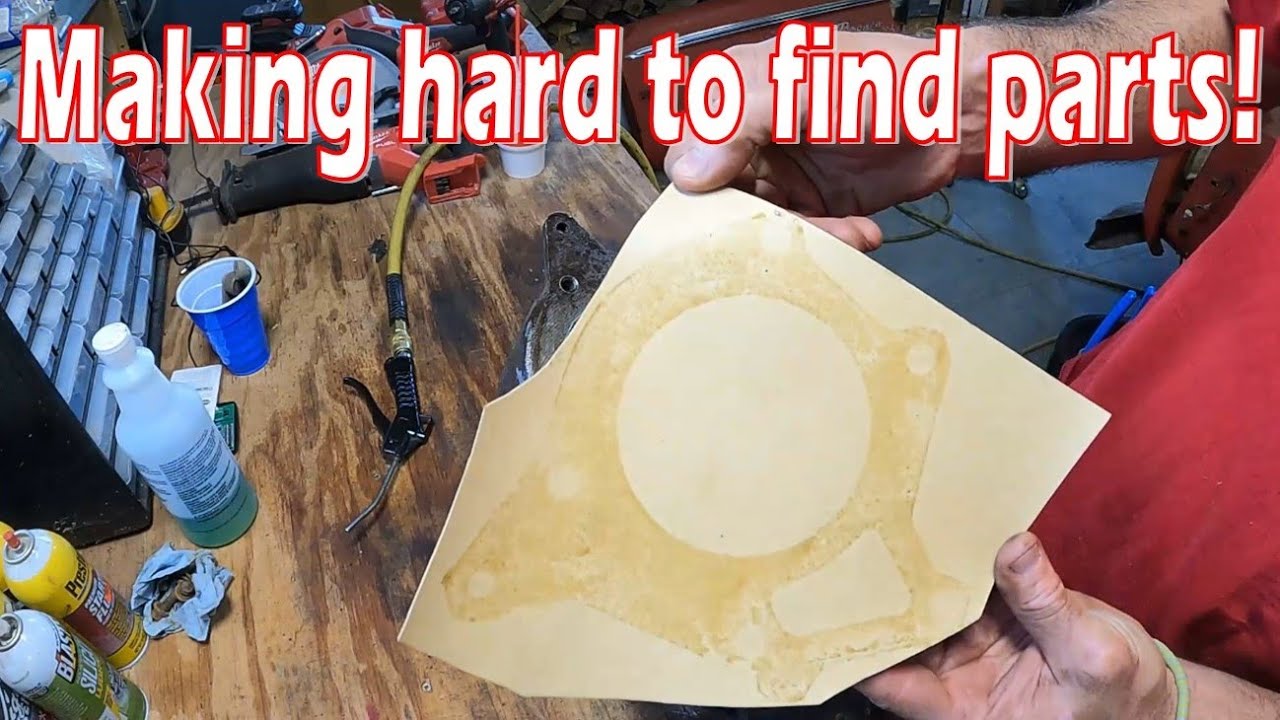 Making hard to find Chevy 4x4 parts! Gasket making, not buying. YouTube