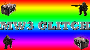 Drop Zone Glitch Under Map || MW3