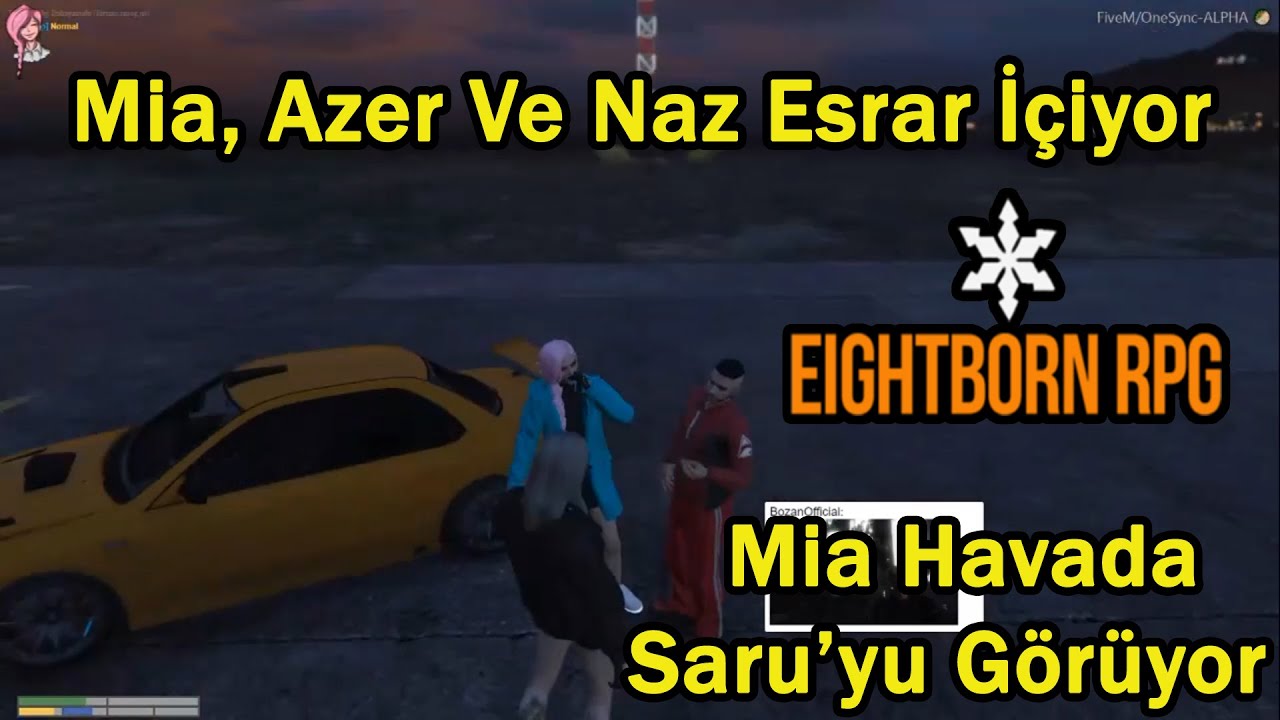 Mia Carter, Naz Ve Azer Esrar İçiyor!! - Mia Havada Saru'yu Görüyor - EightbornV Nemesis_TV_