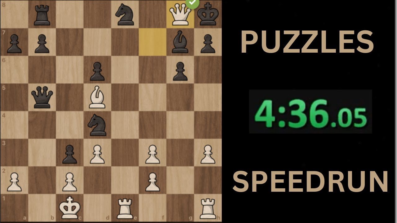 How to make a Puzzle Speedrun • page 1/2 • General Chess