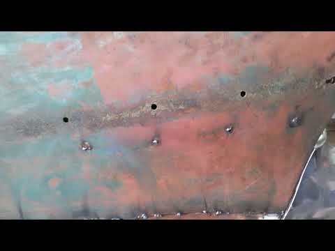 57 Chevy 210  Quarter Panel Replacement Test Fit Trim and Gas Door  Part#4 #Tri-Five #diy #57chevy