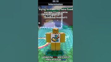 trying to make a retro style flood escape 2 type game on roblox: day 1.5 #roblox #robloxdevlog